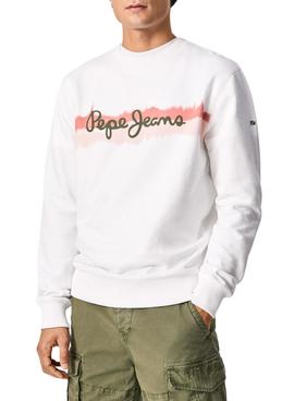 Sudadera Pepe Jeans Donte Blanca para Hombre