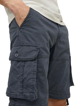 Bermuda Jack and Jones Zeus Cargo Marino Hombre