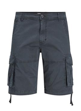 Bermuda Jack and Jones Zeus Cargo Marino Hombre