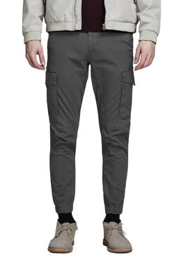 Pantaón Jack and Jones Paul Flake Cargo Gris