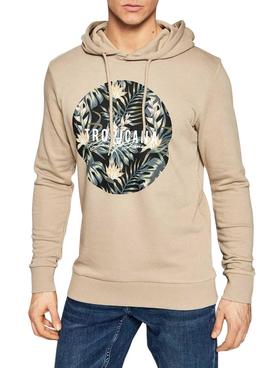 Sudadera Jack And Jones Coastal Beige Hombre 