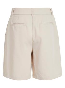 Short Vila Marisa Long Beige Para Mujer