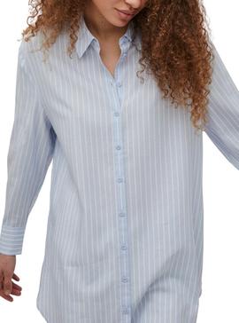 Cammisa Vila Wera L/S Azul Para Mujer