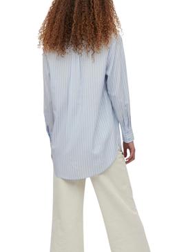 Cammisa Vila Wera L/S Azul Para Mujer