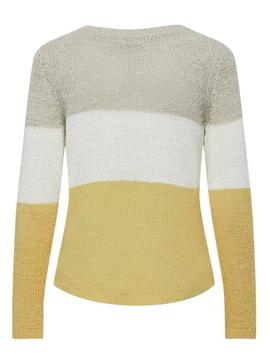 Jersey Only Geena L/S Block Multicolor Para Mujer