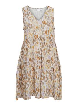 Vestido Vila Elodie Leo Multicolor Para Mujer