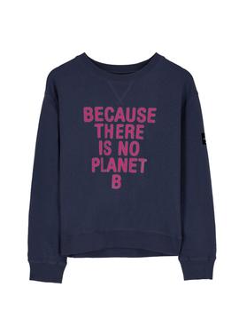 Sudadera Ecoalf New Because Marino Para  Mujer 