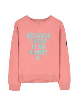 Sudadera Ecoalf New Because Rosa Para Mujer