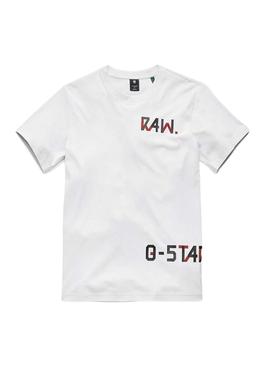 Camiseta G-Star Multiple Blanca para Hombre