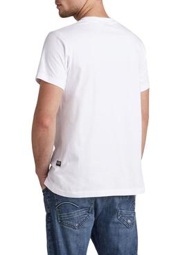 Camiseta G-Star Covered Originals Blanca Hombre