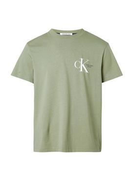 Camiseta Calvin Klein Dynamic Verde Hombre