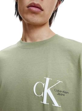 Camiseta Calvin Klein Dynamic Verde Hombre