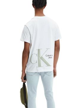 Camiseta Calvin Klein Dynamic Blanca Para Hombre