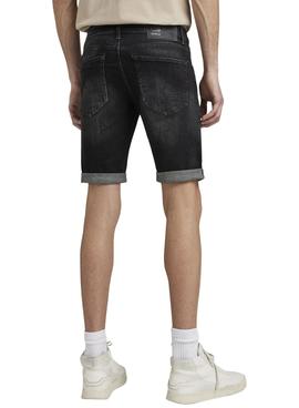 Bermuda Vaquera G-Star 3301 Slim Negra para Hombre