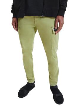 Pantalón Calvin Klein Cargo Verde Hombre 
