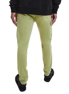Pantalón Calvin Klein Cargo Verde Hombre 