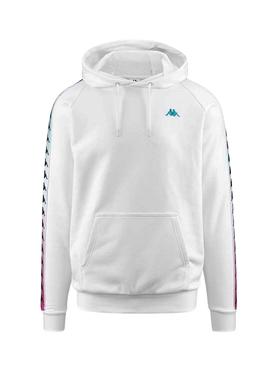 Sudadera Kappa Hurry Degrade Blanca para Hombre