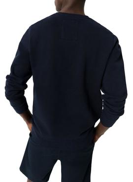 Sudadera Ecoalf Bardera Marino Para Hombre 