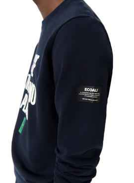 Sudadera Ecoalf Bardera Marino Para Hombre 