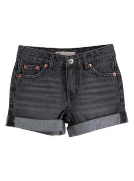 Short Levis Girlfriend Gris Para Niña