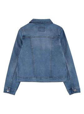 Cazadora Vaquera Levis Trucker Azul Para Niña