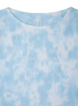 Camiseta Pepe Jeans Hermione Tie Dye Azul Niña