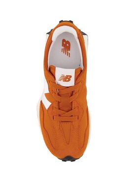 Zapatillas New Balance 327 Naranjas para Mini