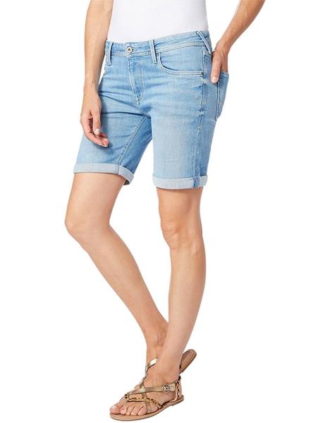 Bermuda Pepe Poppy Denim Mujer