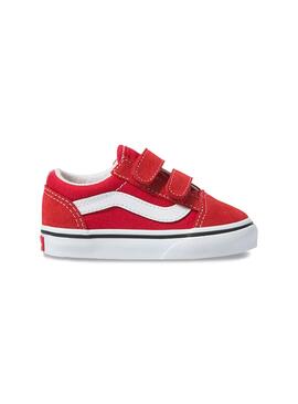Zapatillas Vans Old Skool Rojas para Mini