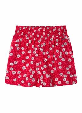 Short Pepe Jeans Lamar Estampados Rojo para Niña