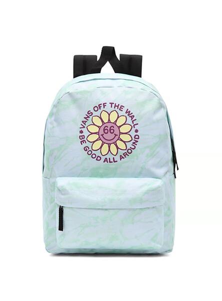 Mochila vans blanca con flores 2025