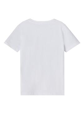 Camiseta Name It x Minecraft Blanca para Niño