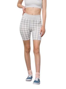 Mallas Ciclistas Vans Mixed Up Gingham Malva Mujer