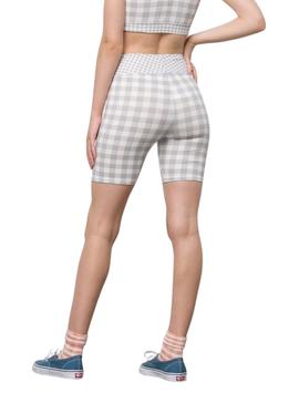 Mallas Ciclistas Vans Mixed Up Gingham Malva Mujer