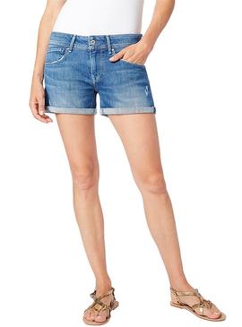 Short Pepe Jeans Siouxie Denim Mujer