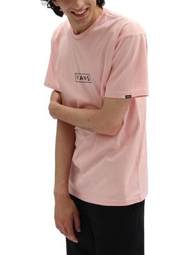 Camiseta Vans MN Classic Easy Box Rosa Hombre