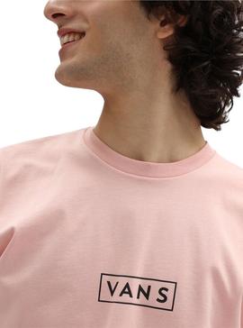 Camiseta Vans MN Classic Easy Box Rosa Hombre