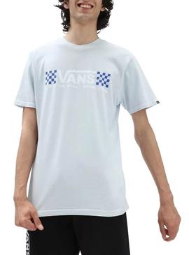 Camiseta Vans Sketchy Past Premiums Azul Hombre