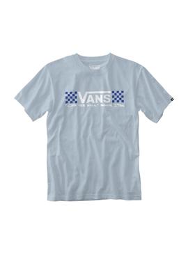 Camiseta Vans Sketchy Past Premiums Azul Hombre