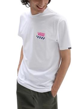 Camiseta Vans Sketchy Past Blanca Hombre