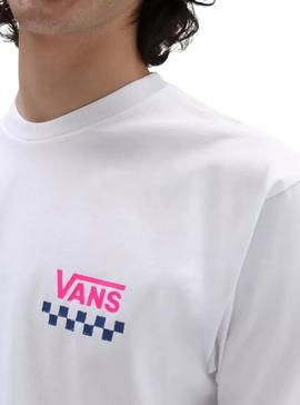 Camiseta Vans Sketchy Past Blanca Hombre