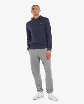 Sudadera Fred Perry Capucha Azul  Para Hombre