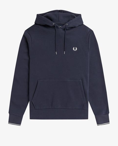 Sudadera Fred Perry Capucha Azul Para Hombre