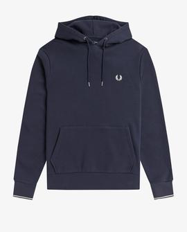 Sudadera Fred Perry Capucha Azul  Para Hombre