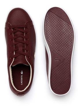 Zapatillas Lacoste Straightset Granate