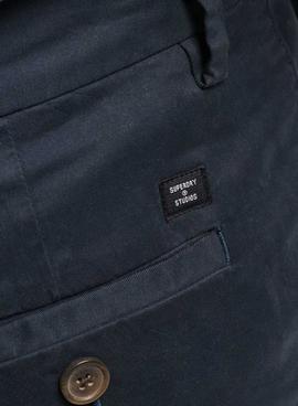 Bermuda Superdry Studios Core Chino Marino Hombre