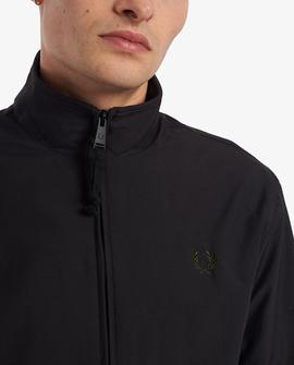 Chaqueta Deportiva Fred Perry Negra Para Hombre