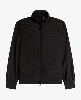 Chaqueta Deportiva Fred Perry Negra Para Hombre