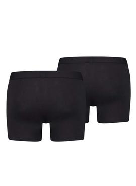 Pack 2 Calzoncillos Levis Solid Basic Negro Hombre