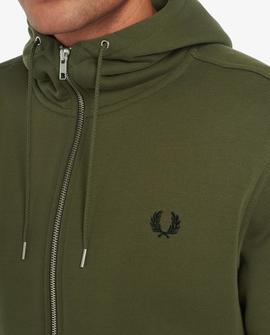 Chaqueta Deportiva Fred Perry Básica Verde Para Hombre